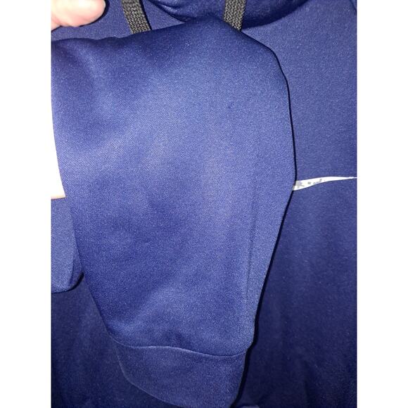 Nike Dry-Fit Blue Hoodie Sweatshirt with White Camo‎ Swoosh Size XL - Picture 8 of 9